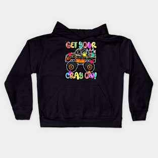 Get Your Cray On Back To School Kids Hoodie